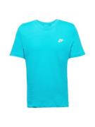Nike Sportswear Bluser & t-shirts 'CLUB'  aqua / hvid