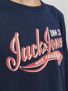 Jack & Jones Junior Shirts  blå / orange / hvid