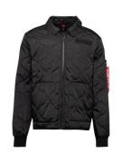 ALPHA INDUSTRIES Overgangsjakke  rød / sort / offwhite