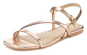 LASCANA Sandaler med rem  rosa guld