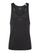 ADIDAS PERFORMANCE Funktionsskjorte 'Workout Stringer'  sort