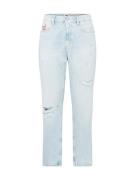 Tommy Jeans Jeans 'Isaac'  blue denim / lys rød / hvid