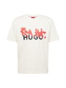 HUGO Bluser & t-shirts 'Dinricko'  rød / sort / hvid