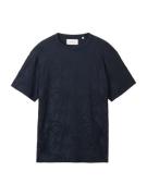 TOM TAILOR Bluser & t-shirts 'Jacquard'  navy