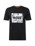 BOSS Bluser & t-shirts  lysegrå / sort / offwhite