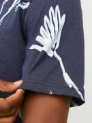 JACK & JONES Bluser & t-shirts 'Palma'  navy / pastelblå / uldhvid