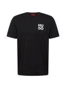 HUGO Bluser & t-shirts 'Detzington241'  grå / sølvgrå / sort
