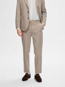 SELECTED HOMME Bukser med lægfolder  beige