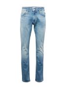 Tommy Jeans Jeans 'SCANTON SLIM'  blue denim / rød / hvid