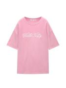 Pull&Bear Shirts 'HELLO KITTY'  pink / hvid