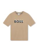 BOSS Shirts  camel / sort / hvid