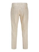 JACK & JONES Bukser med fals 'Riviera'  lysebeige