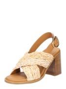 See by Chloé Sandaler 'JAICEY'  beige / brun / gul / hvid