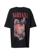 TOPSHOP Shirts 'Nirvana'  pastelgul / antracit / pitaya / melon