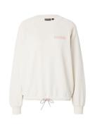 NAPAPIJRI Sweatshirt 'B-BOYD'  lysebrun / pastelorange / hvid