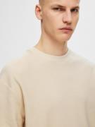SELECTED HOMME Sweatshirt 'OSKAR'  beige
