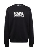 Karl Lagerfeld Sweatshirt  sort / offwhite