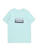 Jack & Jones Junior Shirts 'STEEL'  turkis / grå-meleret