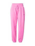 Nike Sportswear Bukser 'PHOENIX FLEECE'  pink / sort