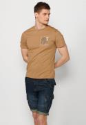 KOROSHI Bluser & t-shirts  camel / antracit / orange / hvid