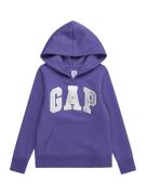 GAP Sweatshirt  grå / violetblå / hvid