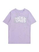 Jack & Jones Junior Shirts 'SPLASH'  pastelgrøn / lavendel / hvid