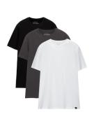 Pull&Bear Bluser & t-shirts  mørkegrå / sort / hvid