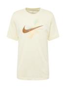 Nike Sportswear Bluser & t-shirts 'SWOOSH'  ecru / brun / mint / orang...