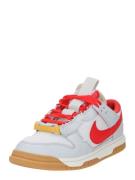 Nike Sportswear Sneaker low 'Dunk'  lysegrå / rød / hvid
