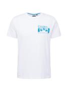 BRAVE SOUL Bluser & t-shirts 'HANAKO'  royalblå / hvid