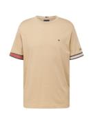TOMMY HILFIGER Bluser & t-shirts  beige / rød / sort / hvid