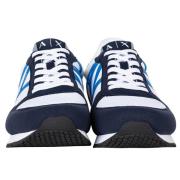 ARMANI EXCHANGE Sneaker low  blå / marin / grøn / hvid