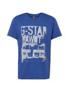 G-Star RAW Bluser & t-shirts 'Underground'  blå / grå / orange