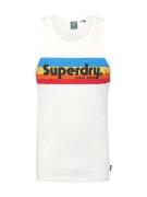 Superdry Bluser & t-shirts 'CALI'  ecru / lyseblå / rød / sort