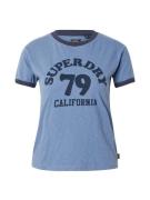 Superdry Shirts  navy / blå-meleret