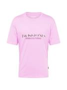 JACK & JONES Bluser & t-shirts 'GRAND'  lilla / lyserød / sort / hvid