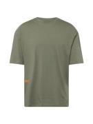 JACK & JONES Bluser & t-shirts  oliven / orange / sort
