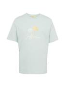 JACK & JONES Bluser & t-shirts 'CASEY'  gul / pastelgrøn / hvid