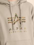 ALPHA INDUSTRIES Sweatshirt  beige / brun / blodrød / hvid