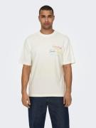 Only & Sons Bluser & t-shirts 'MANI'  blå / gul / pink / hvid