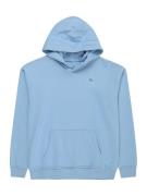 Abercrombie & Fitch Sweatshirt 'ESSENTIAL'  lyseblå / hvid