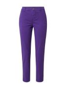 MAC Lærredsbukser 'Summer Spririt'  violetblå