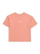 Calvin Klein Jeans Bluser & t-shirts  rosé / hvid