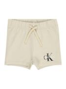 Calvin Klein Jeans Bukser  khaki / sort / hvid