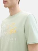 TOM TAILOR Bluser & t-shirts  safran / lysegrøn / hvid