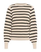 Kaffe Pullover 'Mala'  beige-meleret / sort