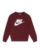 Nike Sportswear Sweatshirt  burgunder / hvid