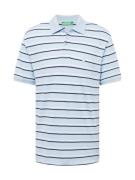 UNITED COLORS OF BENETTON Bluser & t-shirts  marin / lyseblå / hvid