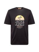 JACK & JONES Bluser & t-shirts 'CASEY'  gul / pastelorange / sort / hv...