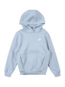 Nike Sportswear Sweatshirt 'CLUB FLEECE'  pastelblå / hvid